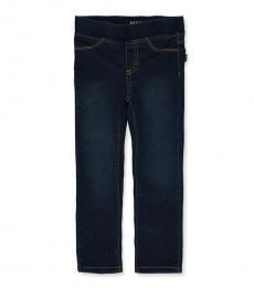 DKNY Little Girls Girls' Pull-On Midnight Blue Jeans