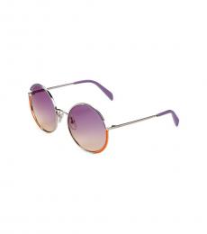 Emilio Pucci Light Purple Round Sunglasses