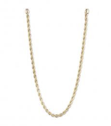 Ralph Lauren Golden Toggle Rope Collar Necklace