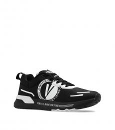 Versace Jeans Couture Black Low-Top Sneakers