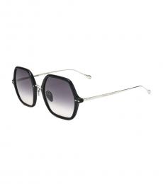 Isabel Marant Black Geometric Gradient Sunglasses