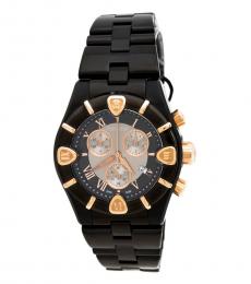 Roberto Cavalli Black Diamond Chronograph Watch