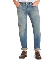 Ralph Lauren Blue Hampton Relaxed Straight Jeans