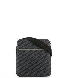 Emporio Armani Black Signature Logo Small Crossbody