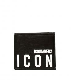 Dsquared2 Black Icon Logo Wallet