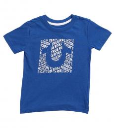 True Religion Little Boys Navy Silhouette Logo T-Shirt