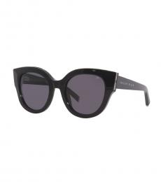 Philipp Plein Black Smoke Cat Eye Sunglasses