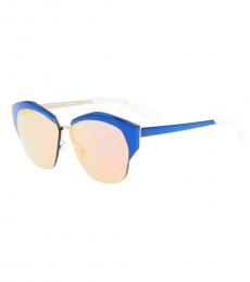 Pink Blue Cat Eye Sunglasses