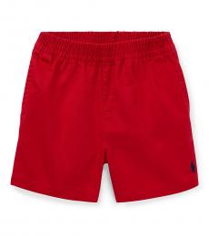 Baby Boys Red Chino Shorts