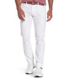 AG Adriano Goldschmied White Matchbox Slim Fit Pants
