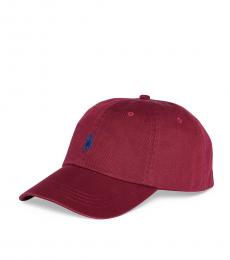 Ralph Lauren Classic Cherry Chino Baseball Cap