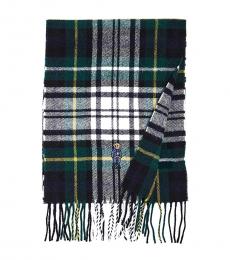 Ralph Lauren Multi-Color Polo Bear Tartan Plaid Scarf