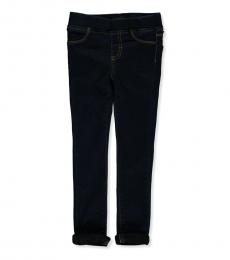 DKNY Little Girls Neptune Raw Denim Jeggings
