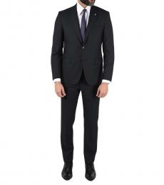 Corneliani Navy Blue Cc Collection Side Vents 2-Button Right Suit