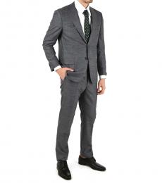 Corneliani Grey Side Vents Drop 6R 2-Button Mantua Suit