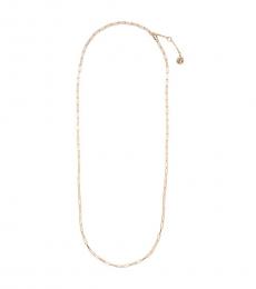 Golden Paperclip Chain Necklace