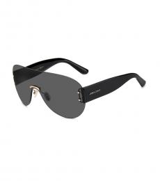 Black Grey Shield Sunglasses
