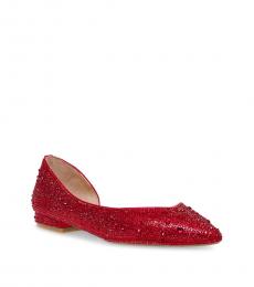 Betsey Johnson Red Reeve Ballet Flats