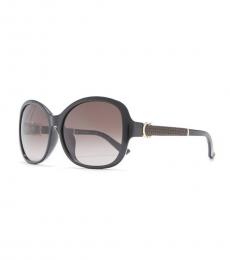 Salvatore Ferragamo Black Butterfly Sunglasses