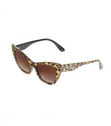 Leopard Black Cat Eye Sunglasses