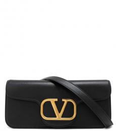 Valentino Garavani Black Loco Medium Crossbody Bag