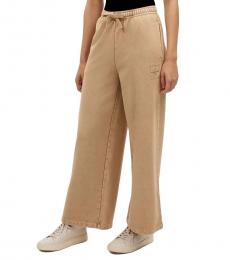 Coach Pale Khaki Garment Dye Track Pant