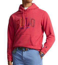 Ralph Lauren Pink Fleece Polo Hoodie