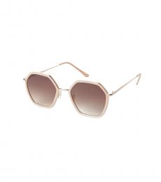 Vince Camuto Rose Gold Geometric Sunglasses