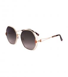 Missoni Golden Geometric Sunglasses