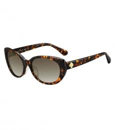 Kate Spade Brown Havana Gradient Sunglasses