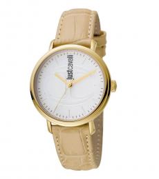 Ivory White Dial Watch