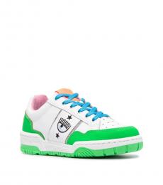 Chiara Ferragni Green Eye Sneakers