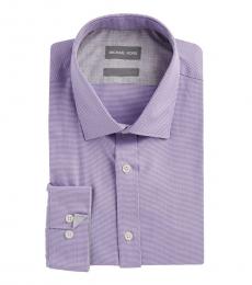 Michael Kors Lavender Non-Iron Cotton Dress Shirt
