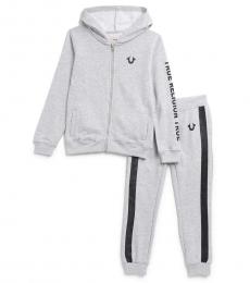 True Religion 2 Piece Hoodie/Joggers Set(Little Boys)