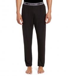 Calvin Klein Black Solid Pajama Pants
