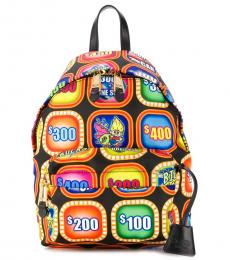 Multicolor Graphic Large Backpack