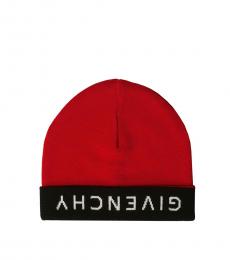 Givenchy Red Classic Logo Cap