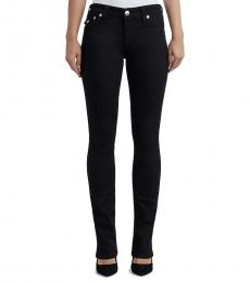 Body Rinse Black Crystal Embellished Straight Jeans