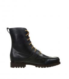 Navy Ranger Leather Boots