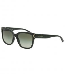 Green Black Square Sunglasses