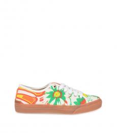 Multicolor Floral Print Sneakers