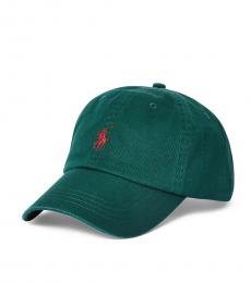 Ralph Lauren Green Chino Baseball Cap