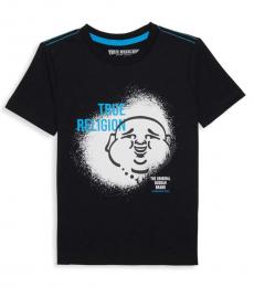 True Religion Little Boys Black Buddha Graphic T-Shirt