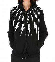 Neil Barrett Black Thunder Printed Sweatshirt