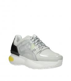 Fendi Grey Sporty Sneakers