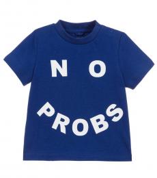 Stella McCartney Baby Boys Blue No Probs T-Shirt