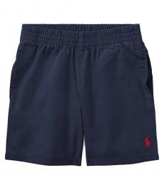 Ralph Lauren Little Boys Aviator Navy Chino Pull-On Shorts