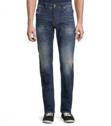 Dark Blue Larkee Regular Straight-Fit Jeans