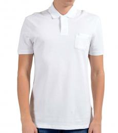 White Pocket Short Sleeve Polo