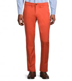Ben Sherman Mecca Orange Slim-Fit Chino Pants